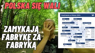 Polska się wali Zamykają fabrykę za fabryką