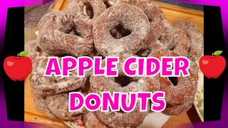 APPLE CIDER DONUTS