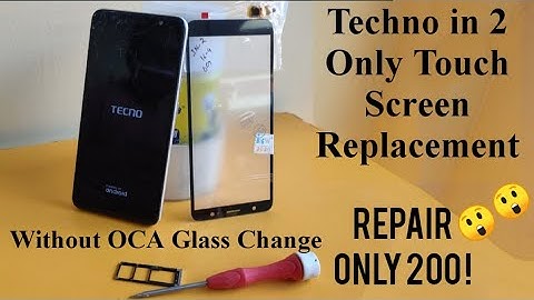 Techno in2 Touch Screen Replacement || Without OCA Touch Screen Repair || Mobile Glass Repair.