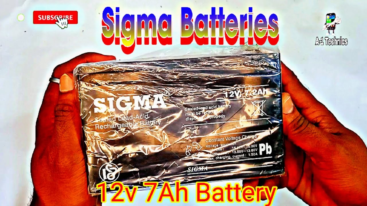 12v 7Ah Sigma Battery For Universal Needs