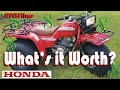 WHATS IT WORTH? Honda ATC Three wheeler Prices 3 wheeler