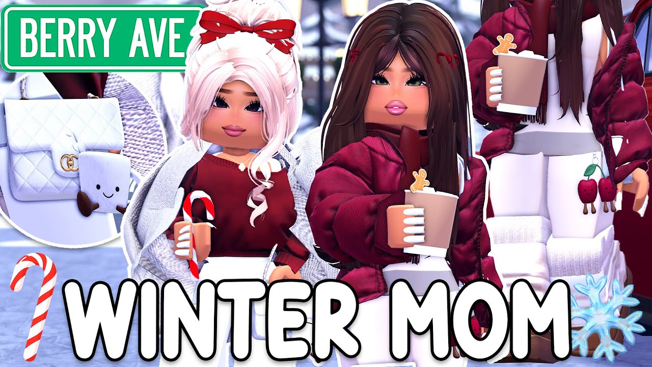 Cozy MOM WINTER RED HOLIDAY OUTFIT Tutorials For Berry Avenue!