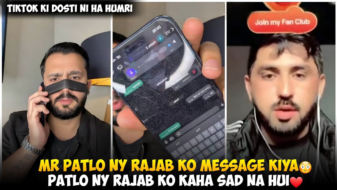 Mr Patlo Ny Rajab Butt Ko Message Kiya | Mr Patlo Ny Rajab Butt Ko Kaha Sad na Hui | Rajab Vs Patlo