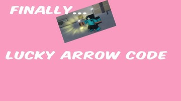 New Lucky Arrow Code! [YBA]
