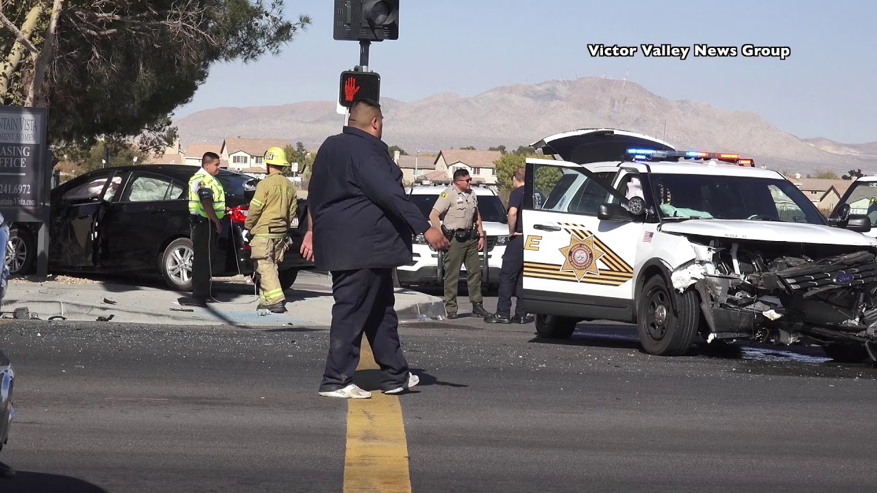 Deputy and two others injured in Victorville crash YouTube