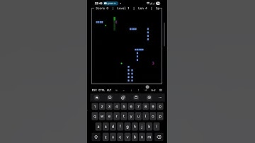 Play Snake Game In Termux 😈😈😈 #termux #python #shorts