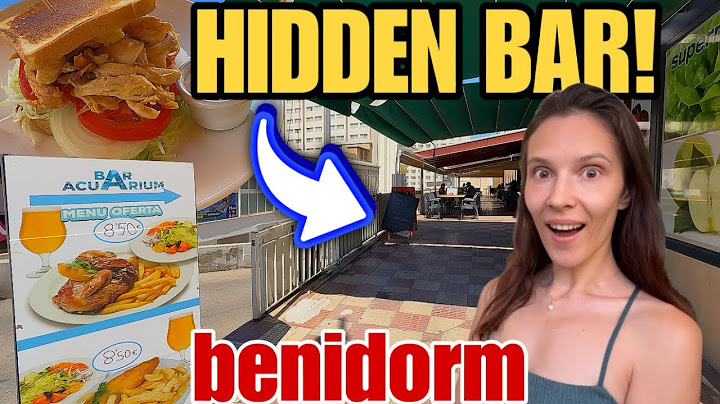 We tried Breakfast at a HIDDEN Bar in Benidorm! 😯🥪