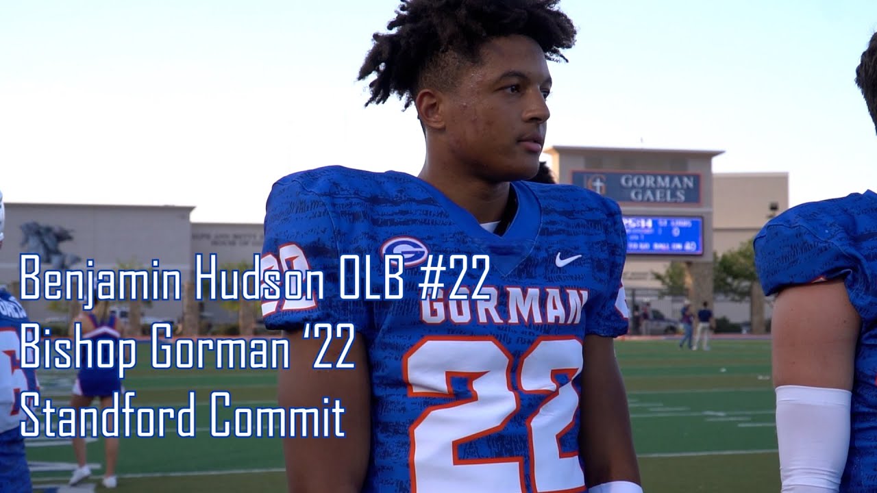 Football - Class of 2022 Stanford commit OLB Benjamin Hudson Senior Highlights