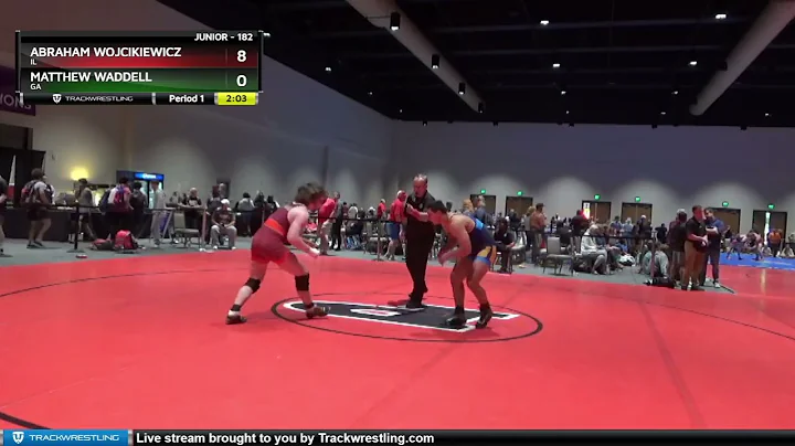182 Lbs Semifinal - Abraham Wojcikiewicz, IL Vs Ma...