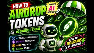How to Airdrop Tokens on Robinhood Chain (Fastest AI Method 🚀)