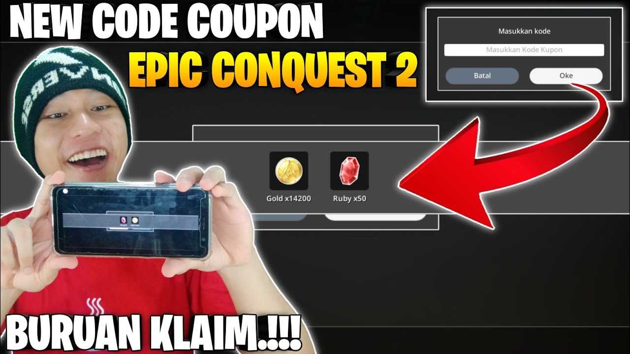 NEW KODE KUPON EPIC CONQUEST 2 COUPON CODE EPIC CONQUEST 2 REDEEM