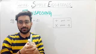 Transposing Method| Simple Equations | Part 3