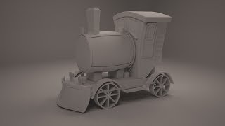 3Ds Max locomotive modeling tutorial - Part 3