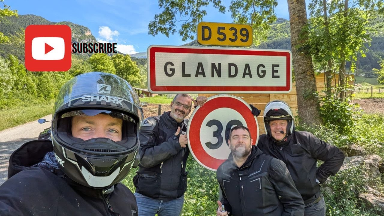 Le Vercors a moto plus liens Liberty rider dans la description.