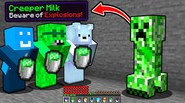 Minecraft, But You Can Milk EVERY MOB...
