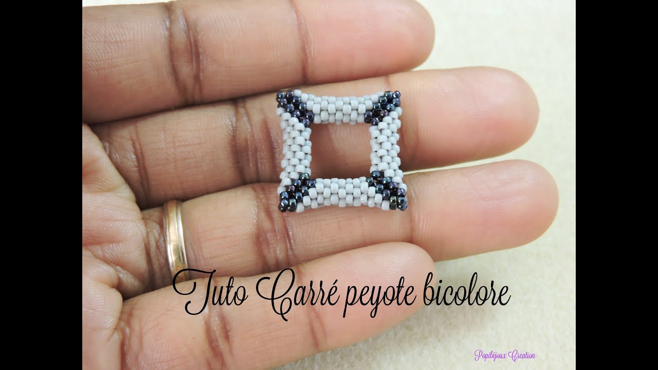 TUTO : COMMENT TISSER UN CARRE EN PEYOTE ? (partie 1)