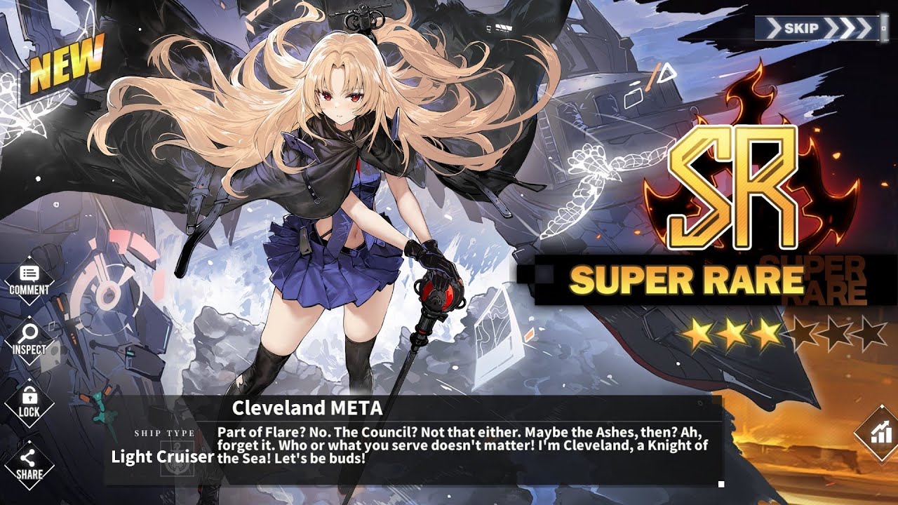 Azur Lane: Get Cleveland META (A Note Through the Firmament Event