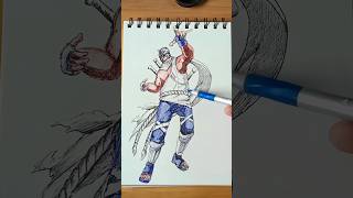 How to Draw Killer Bee ✍️🔥 #naruto #shorts