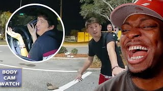 Tray Reacts To Officers Amazingly Keep Straight Faces During His Arrest
