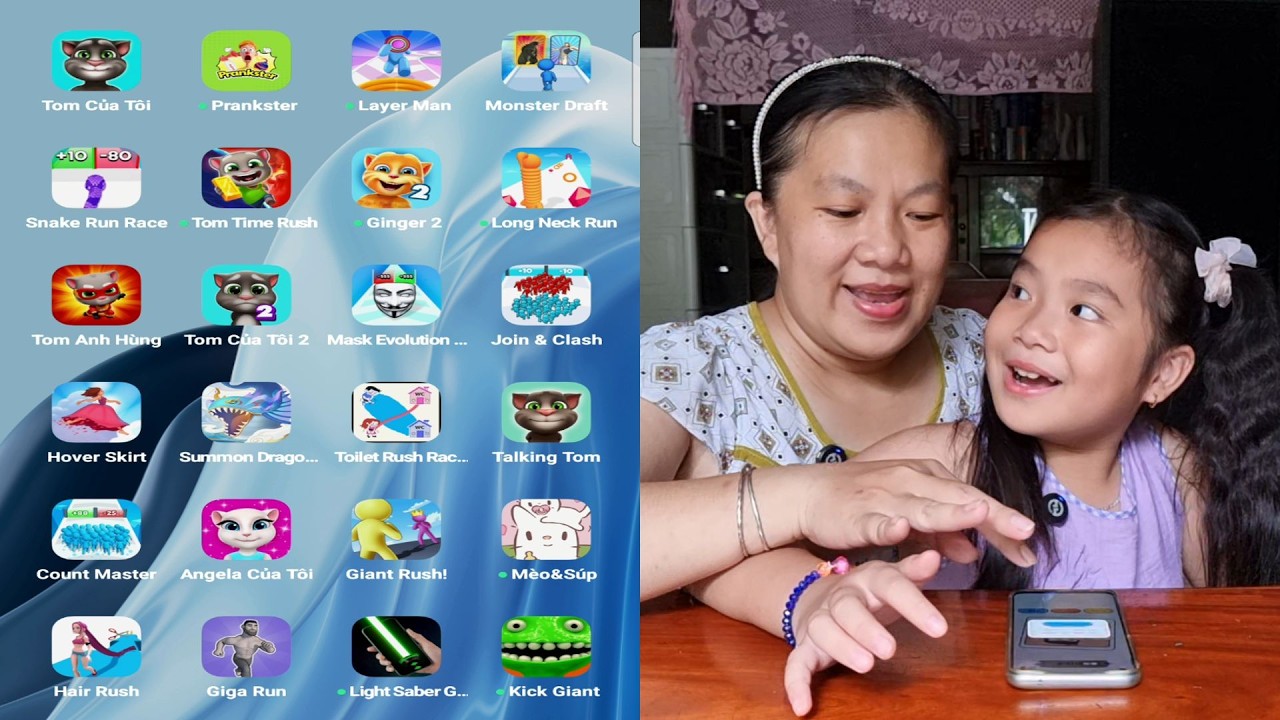 🚾💩🚽 Toilet Rush Race, My Talking Tom, Count Masters 🏃🐱 6M5G4 ❤️ Muội Vlog 1200