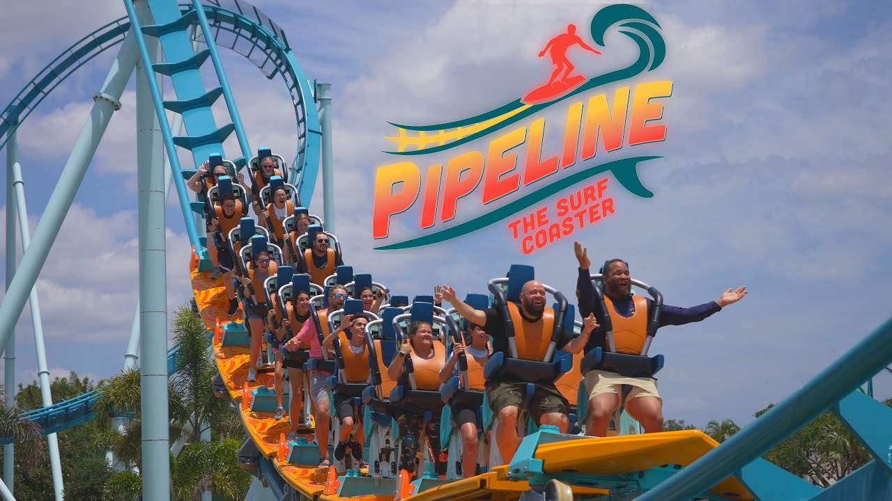 Pipeline: The Surf Coaster now open at SeaWorld Orlando