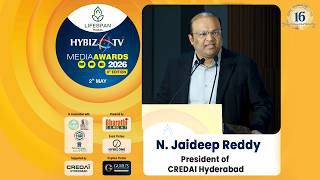 Jaideep Reddy - CREDAI | Hybiz TV Media Awards 2026 | 6th Edition | Honoring Excellence in Media