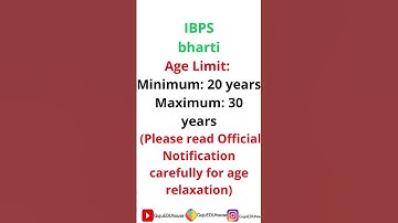 IBPS SO Recruitment 2025 #ibps #shorts