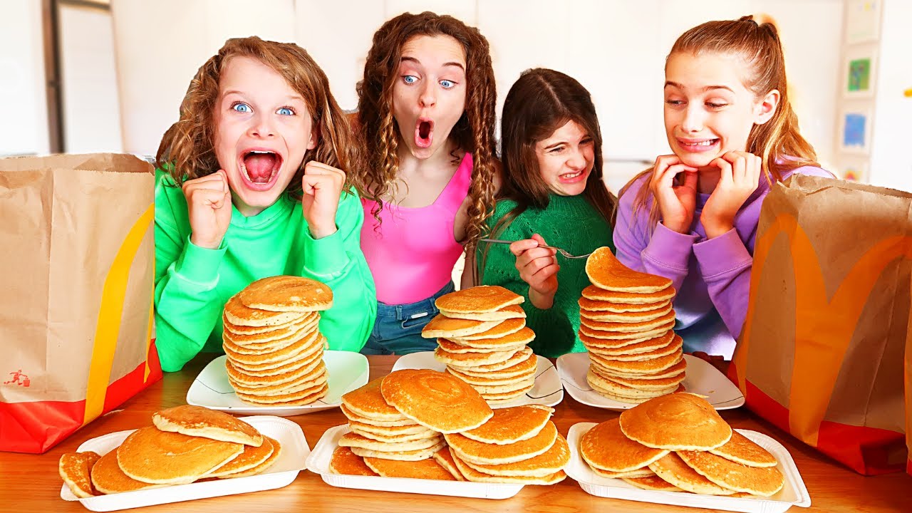 WHO CAN EAT THE MOST PANCAKES? w/The Norris Nuts YouTube