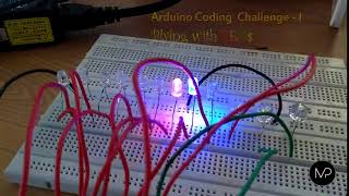 LED BLINKING BACK AND FORTH