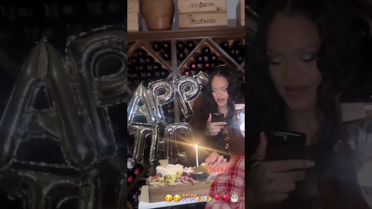 Рианна отмечает свой 38-й день рождения с Asap Rocky.