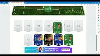 Draft Simulator   FIFA 22 Ultimate Team   WeFUT screenshot 1