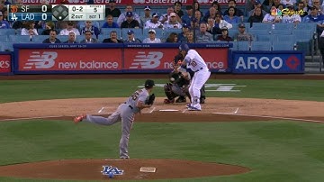 SF@LAD: Moore strikes out Turner in the 1st inning