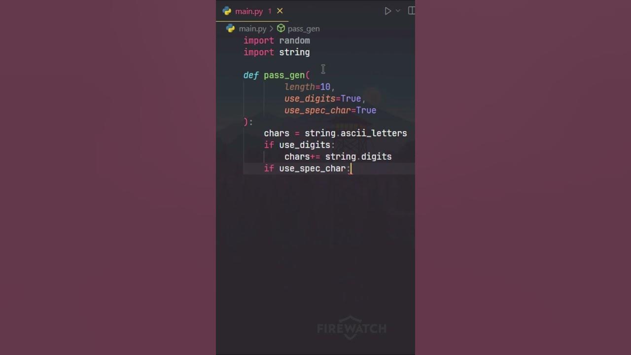  python password generator in python 