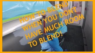 How to blend with not much room