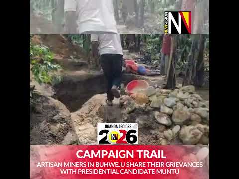 UgandaDecides2026 Artisan Miners In Buhweju Share Their Grievances With Muntu