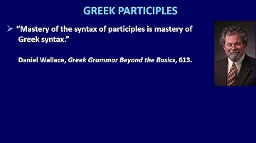 03 - Present & Future Tense Participles