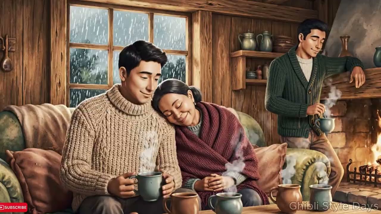 A Cozy Rainy Day Spent With the Ones I Love |  Ghibli Style Days