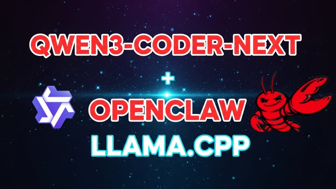 Qwen3-Coder-Next + OpenClaw - llama.cpp Local Setup Guide