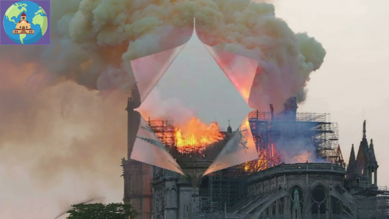 Incendio de Catedral de Notre Dame (París) 4K