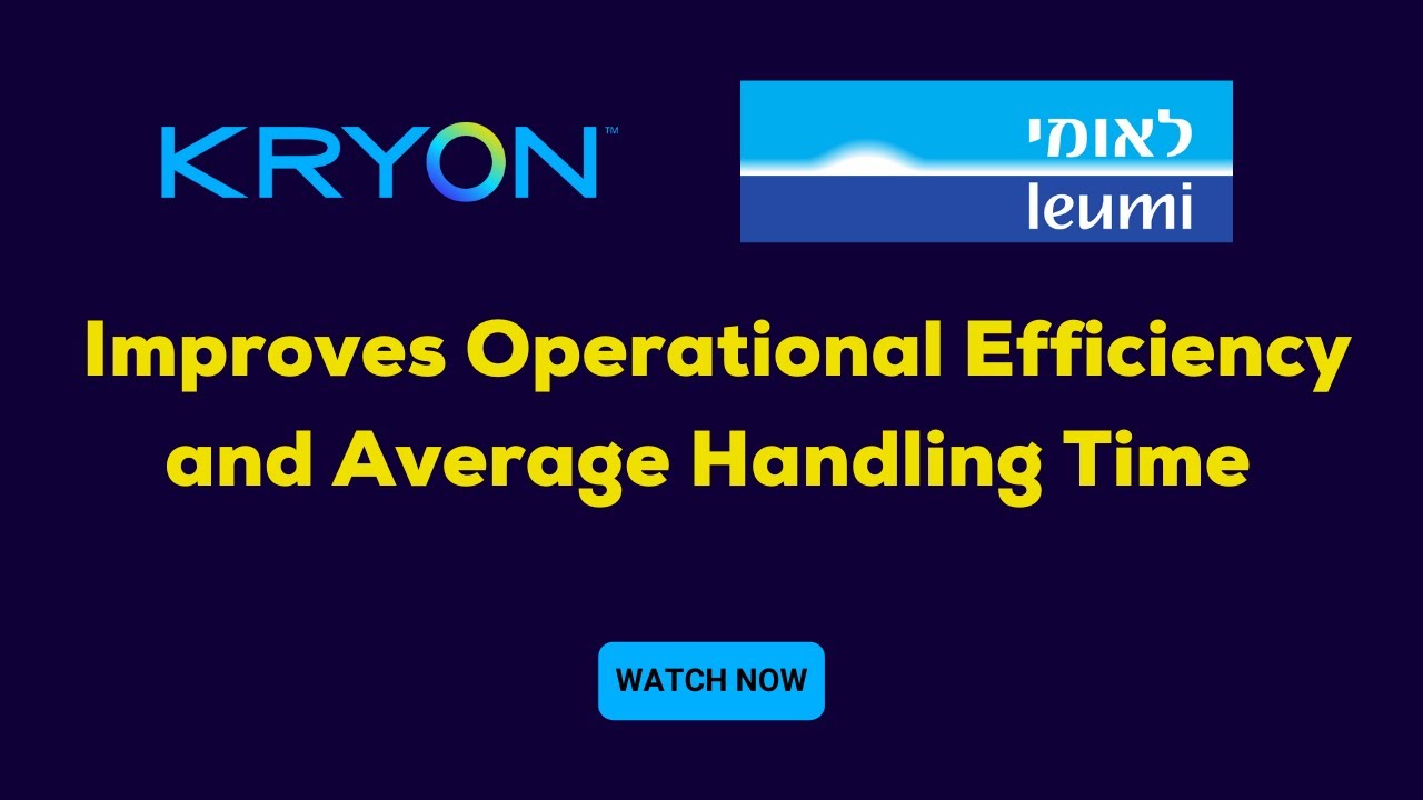 leumi New Kryon Bank Leumi Success Story