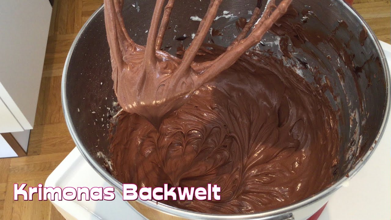 Schokoladen - Buttercreme (fondanttauglich) / Chocolate - buttercream ...