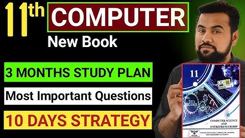 11th computer study plan 2026🔥| 3 months study plan | How to prepare computer class 11 - Long Q