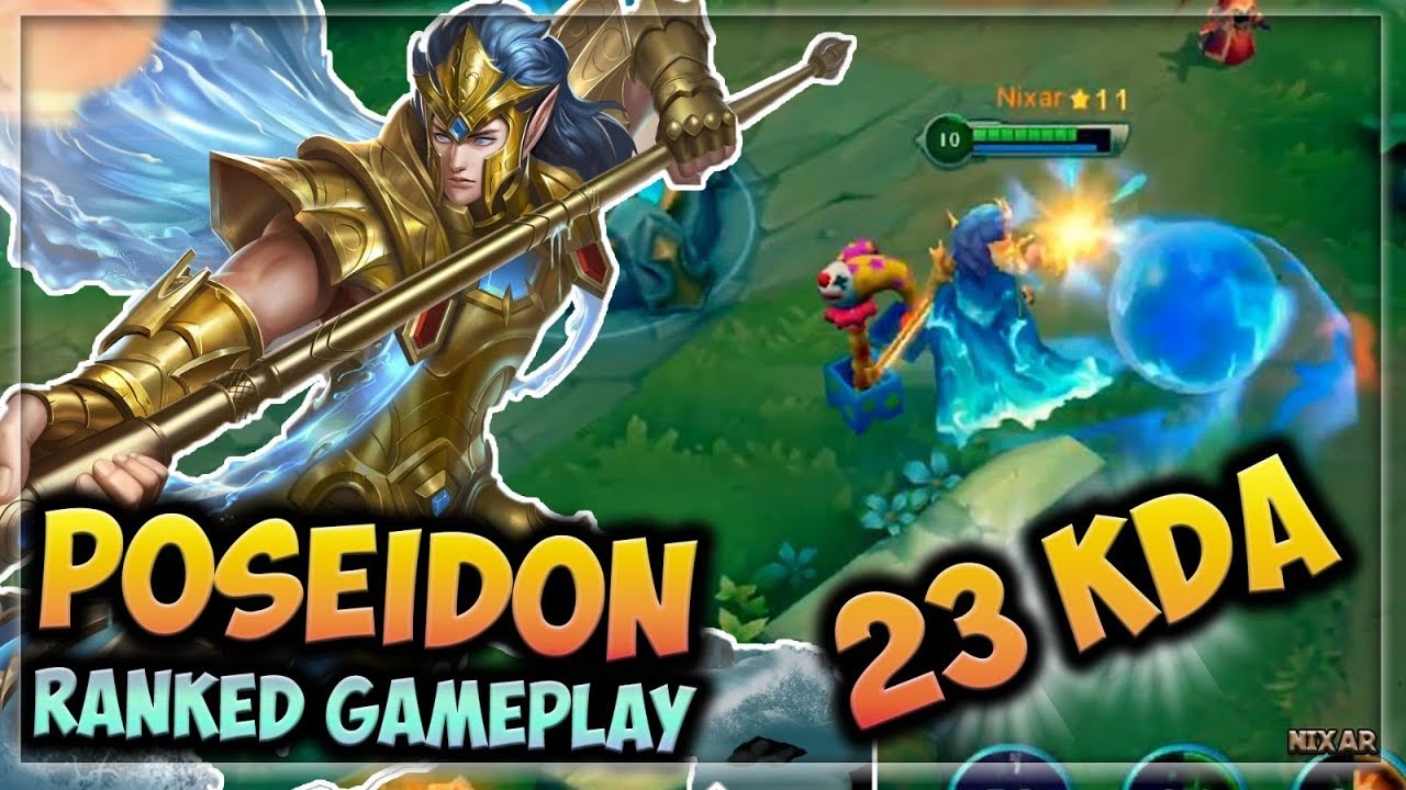 🔱 THIS SUPPORT CAN KILL! | HEROES EVOLVED - POSEIDON BUILD | GOLDEN EDDY SKIN | RANKED GAMEPLAY