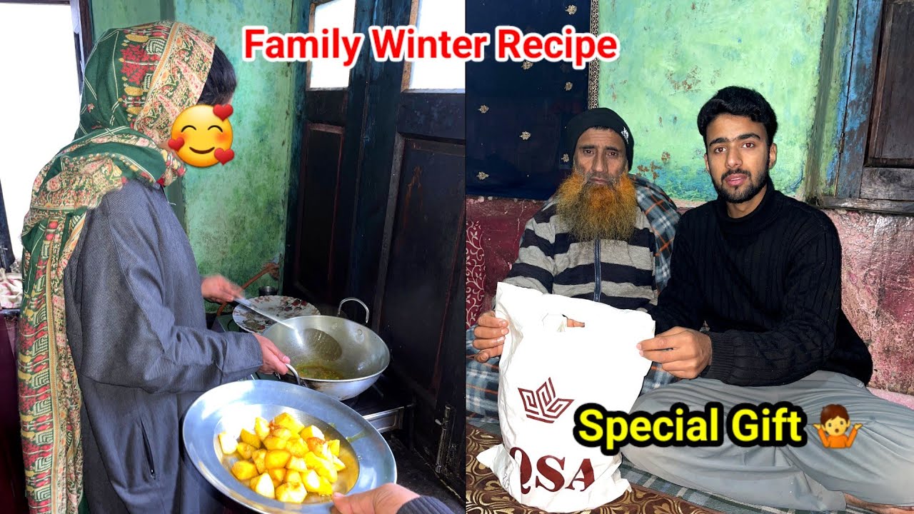Aba Jan Ko Special Gift 🎁 Surprise || Kashmiri Famous Winter Recipe 😋