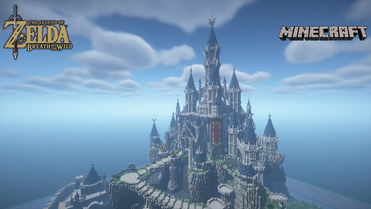 A Minecraft player is building the entire Zelda: Breath of the