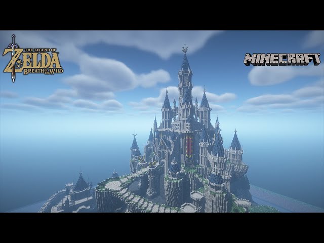 A Minecraft player is building the entire Zelda: Breath of the