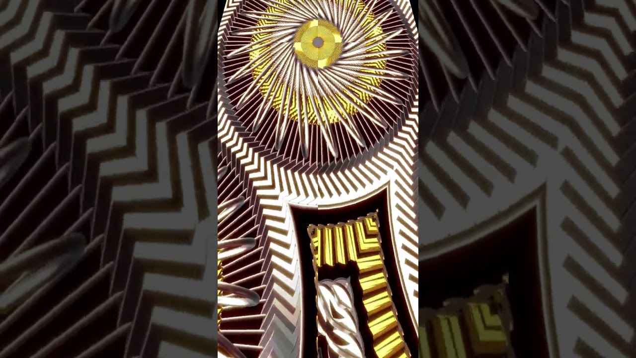 Futuristic Tower Clock |1 Minute Trippy Video | Meditation Music | #futuristic   #trippy #meditation