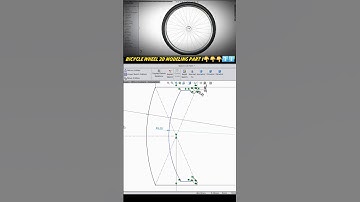 Bicycle Wheel Cad Design 2025 #solidworks #ytshorts #3ddesign #cad #mechanic #viral #3d
