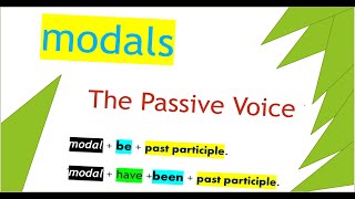 the passive voice with modals
