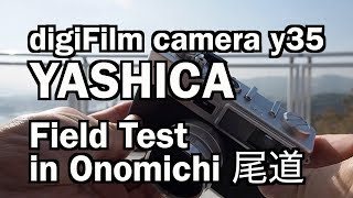 Yashica digiFilm camera y35 Field Test in Onomichi Japan